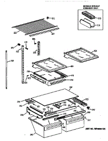 Shelf Parts parts for Kenmore Refrigerator 363.78967894 (36378967894, 363 78967894) from AppliancePartsPros.com