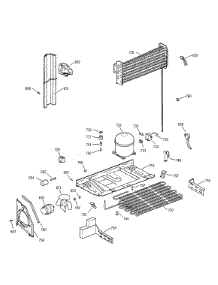 Unit Parts parts for Kenmore Refrigerator 363.79267990 (36379267990, 363 79267990) from AppliancePartsPros.com