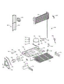Unit Parts parts for Kenmore Refrigerator 363.79962990 (36379962990, 363 79962990) from AppliancePartsPros.com