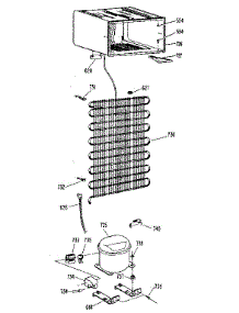 Unit Parts parts for Kenmore Refrigerator 363.8381010 (3638381010, 363 8381010) from AppliancePartsPros.com