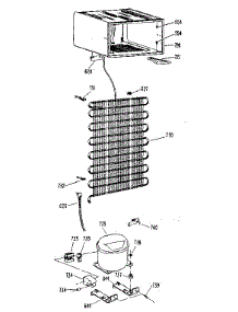 Unit Parts parts for Kenmore Refrigerator 363.8384080 (3638384080, 363 8384080) from AppliancePartsPros.com
