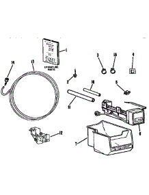 Icemaker Kit parts for Kenmore Ice Maker 3638390 from AppliancePartsPros.com