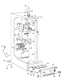 Freezer Section parts for Kenmore Refrigerator 363.8400410 (3638400410, 363 8400410) from AppliancePartsPros.com