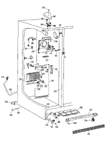 Freezer Section parts for Kenmore Refrigerator 363.8400416 (3638400416, 363 8400416) from AppliancePartsPros.com