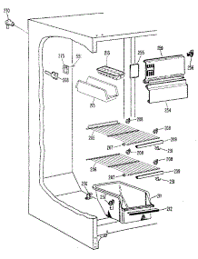 Freezer Section parts for Kenmore Refrigerator 363.8400485 (3638400485, 363 8400485) from AppliancePartsPros.com