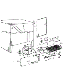 Unit Parts parts for Kenmore Refrigerator 363.8480681 (3638480681, 363 8480681) from AppliancePartsPros.com