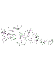 Icemaker parts for Kenmore Refrigerator 363.8500410 (3638500410, 363 8500410) from AppliancePartsPros.com