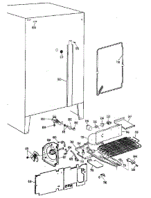 Unit parts for Kenmore Refrigerator 363.8500412 (3638500412, 363 8500412) from AppliancePartsPros.com
