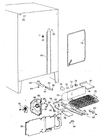 Unit parts for Kenmore Refrigerator 363.8500418 (3638500418, 363 8500418) from AppliancePartsPros.com