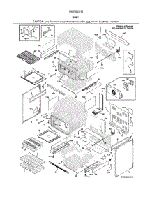 Body parts for Kenmore Range 790.78043414 (79078043414, 790 78043414) from AppliancePartsPros.com