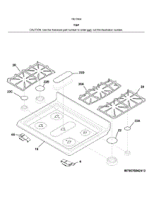 Top parts for Kenmore Range 790.78049414 (79078049414, 790 78049414) from AppliancePartsPros.com