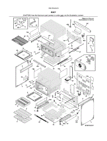 Body parts for Kenmore Range 790.78143413 (79078143413, 790 78143413) from AppliancePartsPros.com