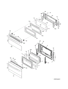 Doors parts for Kenmore Range 790.78153411 (79078153411, 790 78153411) from AppliancePartsPros.com