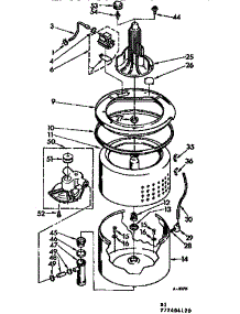 Tub And Basket Parts parts for Kenmore Washer 110.72404120 (11072404120, 110 72404120) from AppliancePartsPros.com