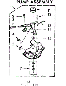 Pump Assembly parts for Kenmore Washer 110.72405610 (11072405610, 110 72405610) from AppliancePartsPros.com