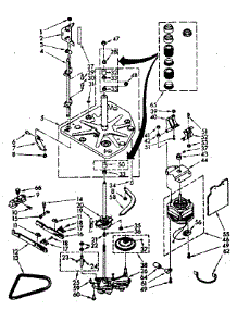 Drive Parts parts for Kenmore Washer 110.72408170 (11072408170, 110 72408170) from AppliancePartsPros.com
