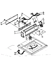 Console Parts parts for Kenmore Washer 110.72408870 (11072408870, 110 72408870) from AppliancePartsPros.com