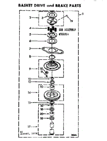 Brake And Clutch parts for Kenmore Washer 110.72409100 (11072409100, 110 72409100) from AppliancePartsPros.com