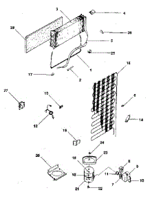 Unit parts for Kenmore Refrigerator 253.836976EXO (253836976EXO, 253 836976EXO) from AppliancePartsPros.com