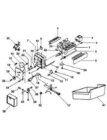 Ice Maker parts for Kenmore Refrigerator 253.836976EXO (253836976EXO, 253 836976EXO) from AppliancePartsPros.com