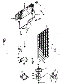 Unit Parts parts for Kenmore Refrigerator 253.8375100 (2538375100, 253 8375100) from AppliancePartsPros.com