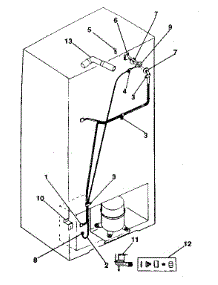 Ice Maker Installation parts for Kenmore Refrigerator 253.8387701 (2538387701, 253 8387701) from AppliancePartsPros.com