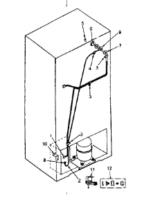 Ice Maker Installation Parts No.8085 parts for Kenmore Refrigerator 253.8387720 (2538387720, 253 8387720) from AppliancePartsPros.com