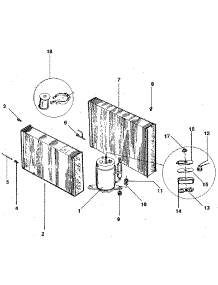 Unit parts for Kenmore Air Conditioner 253.8783110 (2538783110, 253 8783110) from AppliancePartsPros.com