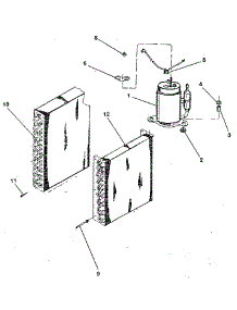 Unit parts for Kenmore Air Conditioner 253.8783111 (2538783111, 253 8783111) from AppliancePartsPros.com