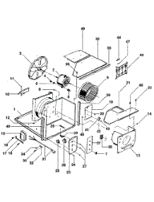 Electrical System And Air Handling parts for Kenmore Air Conditioner 253.8784110 (2538784110, 253 8784110) from AppliancePartsPros.com