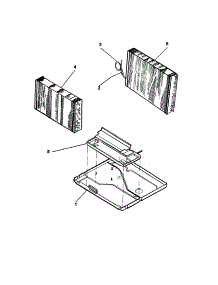 Evaporator parts for Kenmore Refrigerator 253.8791290 (2538791290, 253 8791290) from AppliancePartsPros.com