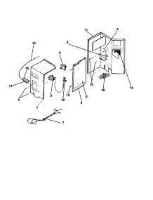 Electrical System And Unit parts for Kenmore Refrigerator 253.8791290 (2538791290, 253 8791290) from AppliancePartsPros.com