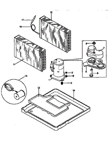 Compressor Parts parts for Kenmore Room Air Conditioner 253.8791293-AC (2538791293-AC, 253 8791293-AC) from AppliancePartsPros.com
