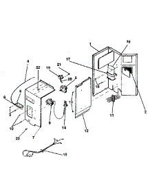 Control Box parts for Kenmore Air Conditioner 253.8791460 (2538791460, 253 8791460) from AppliancePartsPros.com