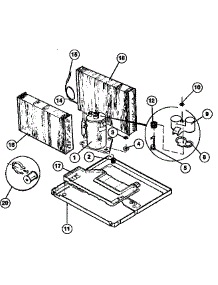 Compressor Parts parts for Kenmore Air Conditioner 253.8791462 (2538791462, 253 8791462) from AppliancePartsPros.com