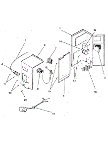 Electrical System And Unit parts for Kenmore Air Conditioner 253.8791830 (2538791830, 253 8791830) from AppliancePartsPros.com