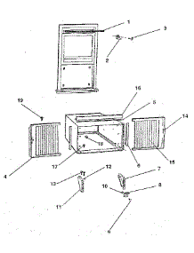 Window Mounting parts for Kenmore Air Conditioner 253.8791830 (2538791830, 253 8791830) from AppliancePartsPros.com