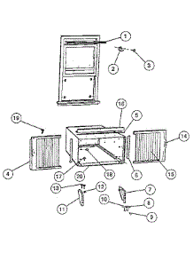 Window Mounting parts for Kenmore Air Conditioner 253.8791831 (2538791831, 253 8791831) from AppliancePartsPros.com