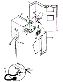 Control Panel Parts parts for Kenmore Air Conditioner 253.8791833 (2538791833, 253 8791833) from AppliancePartsPros.com