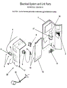 Electrical System And Unit parts for Kenmore Air Conditioner 253.8795110 (2538795110, 253 8795110) from AppliancePartsPros.com
