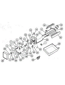 Ice Maker parts for Kenmore Refrigerator 253.8795293 (2538795293, 253 8795293) from AppliancePartsPros.com