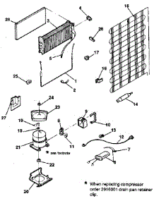 Unit parts for Kenmore Refrigerator 253.8796282 (2538796282, 253 8796282) from AppliancePartsPros.com