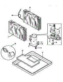 Compressor Parts parts for Kenmore Heat Pump System 253.87981833 (25387981833, 253 87981833) from AppliancePartsPros.com