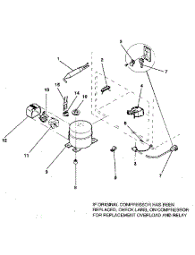 Unit parts for Kenmore Freezer 253.9100180 (2539100180, 253 9100180) from AppliancePartsPros.com
