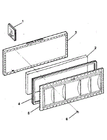 Lid parts for Kenmore Freezer 253.9103010 (2539103010, 253 9103010) from AppliancePartsPros.com