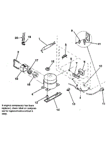 Unit parts for Kenmore Freezer 253.9103010 (2539103010, 253 9103010) from AppliancePartsPros.com