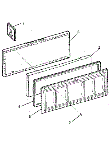 Lid parts for Kenmore Freezer 253.9103011 (2539103011, 253 9103011) from AppliancePartsPros.com