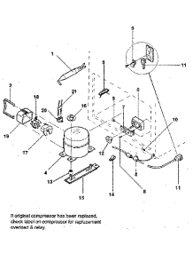 Unit parts for Kenmore Freezer 253.9103210 (2539103210, 253 9103210) from AppliancePartsPros.com