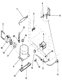 Unit parts for Kenmore Freezer 253.9103213 (2539103213, 253 9103213) from AppliancePartsPros.com