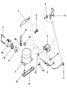 Unit parts for Kenmore Freezer 253.9103282 (2539103282, 253 9103282) from AppliancePartsPros.com